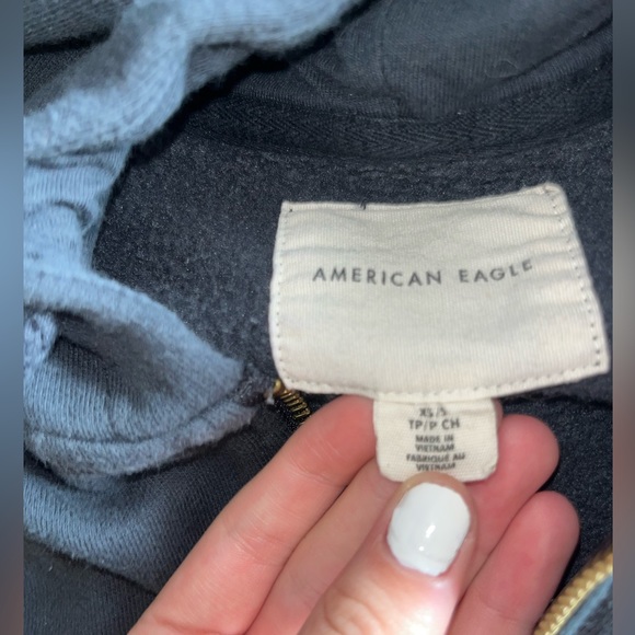 Cute zip up hoodie black - Picture 3 of 3